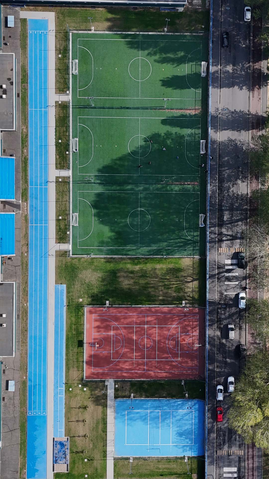 Campo Sportivo Milano Vista Aerea Campi Tennis Basket Pallavolo Pista Atletica